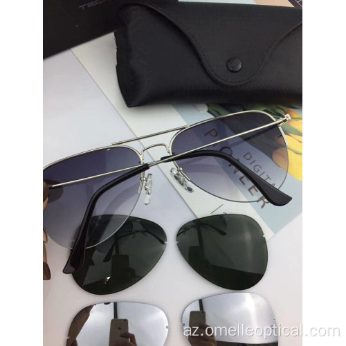 Unisex Rimless Günəş Baxışları Moda Aksesuarları